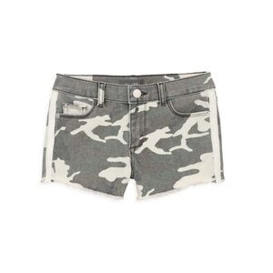 DL1961 Girl Lucy Camouflage Stripe Cut‎ off Shorts Size 7 NWT